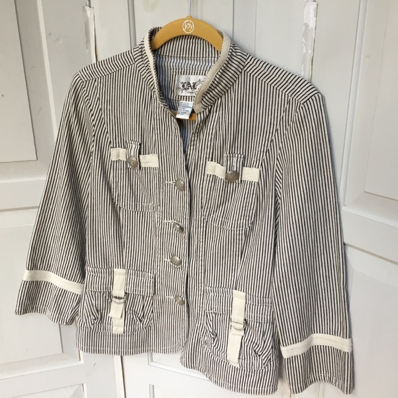 Live a Little Striped Blazer Jacket - Picture 7 of 13